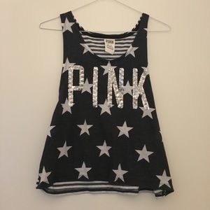 Pink brand tank tops